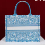 Christian Dior Medium Dior Book Tote M1286 Blue